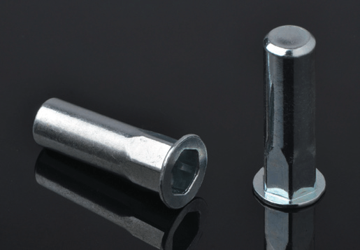 Têtes plate à la tête plate intérieure-hex rivet noix de rivet