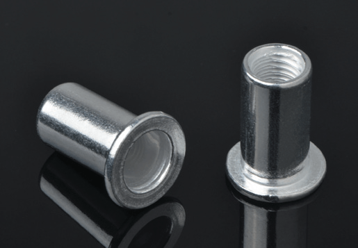 Aluminium plat plat rond corps pain rivet noix ouverte