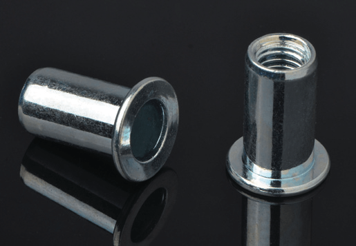 Acier plate plate ronde rond rivet noix ouverte