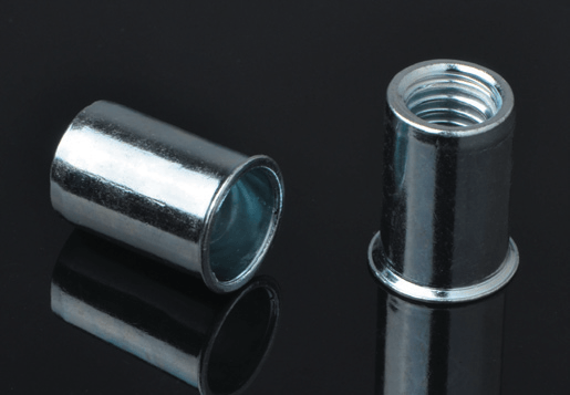 Acier réduire la tête ronde du corps à rivet simple