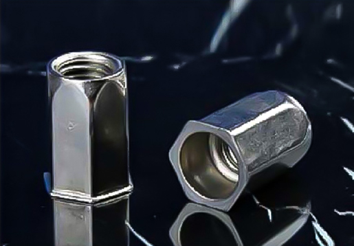 Acier inoxydable réduisez la tête complète du corps hexagonal ouvert